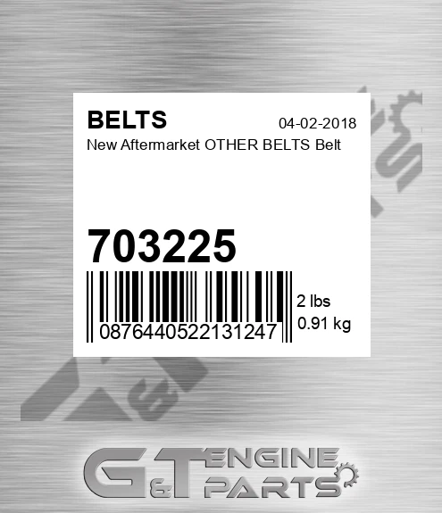 703225 New Aftermarket OTHER BELTS Belt
