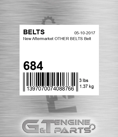 684 New Aftermarket OTHER BELTS Belt