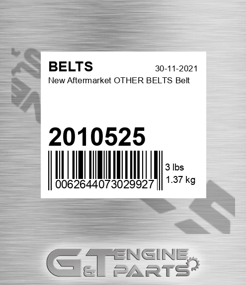 2010525 New Aftermarket OTHER BELTS Belt