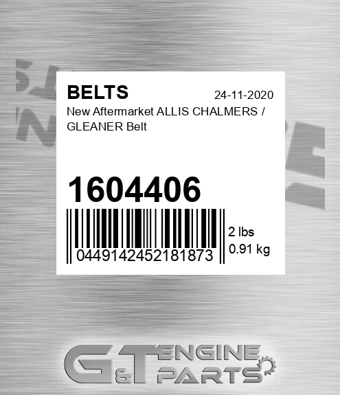 1604406 New Aftermarket ALLIS CHALMERS / GLEANER Belt