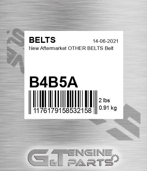 B4B5A New Aftermarket OTHER BELTS Belt