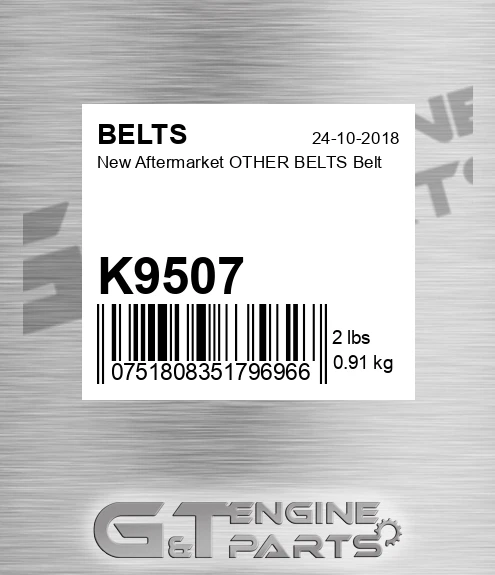 K9507 New Aftermarket OTHER BELTS Belt
