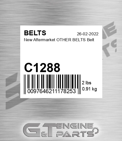 C1288 New Aftermarket OTHER BELTS Belt