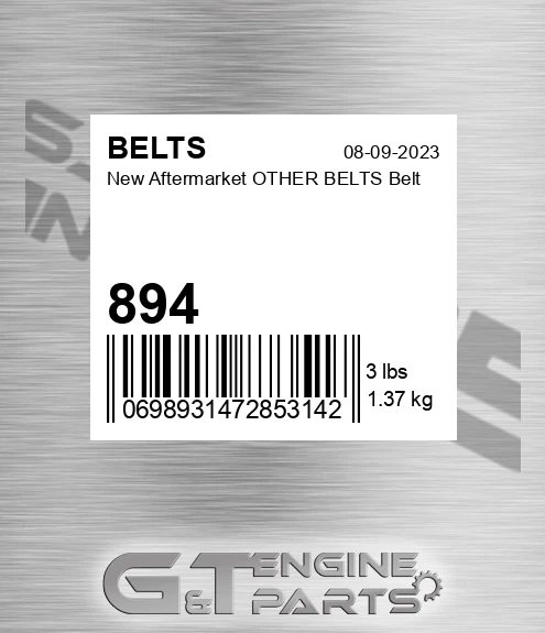 894 New Aftermarket OTHER BELTS Belt