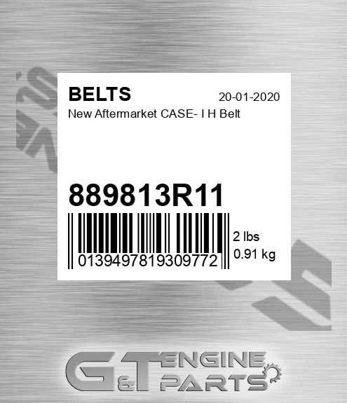 889813R11 New Aftermarket CASE- I H Belt