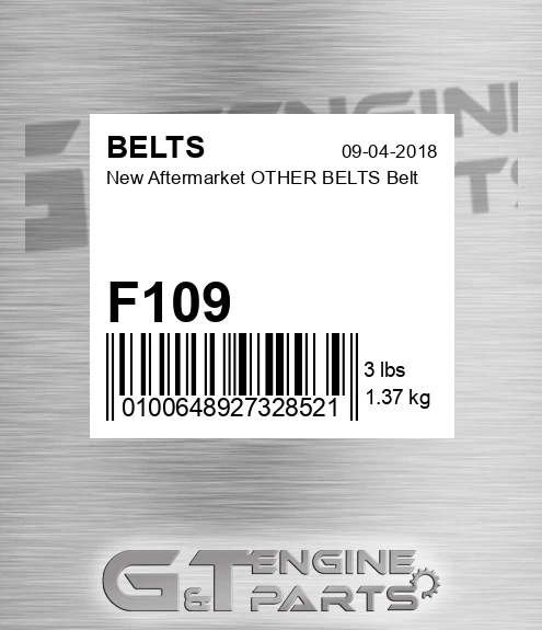 F109 New Aftermarket OTHER BELTS Belt