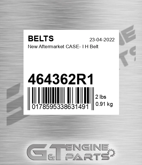 464362R1 New Aftermarket CASE- I H Belt