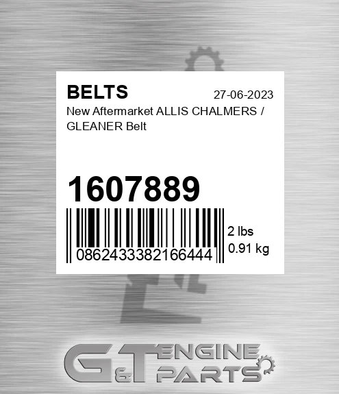 1607889 New Aftermarket ALLIS CHALMERS / GLEANER Belt