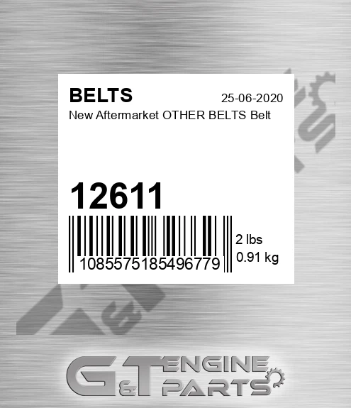 12611 New Aftermarket OTHER BELTS Belt