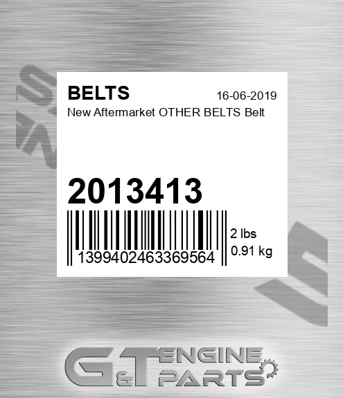 2013413 New Aftermarket OTHER BELTS Belt