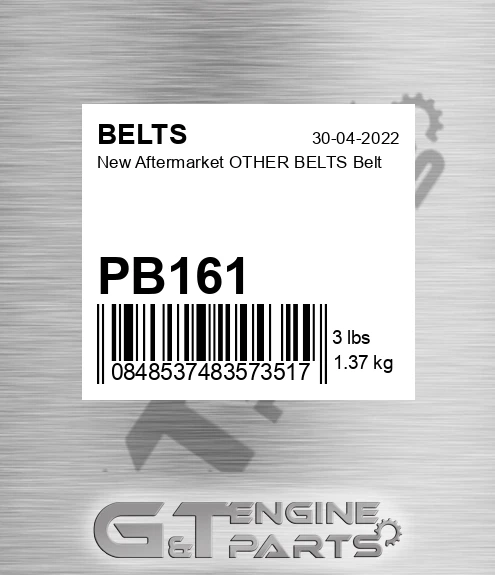 PB161 New Aftermarket OTHER BELTS Belt
