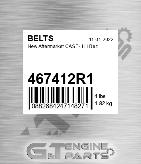467412R1 New Aftermarket CASE- I H Belt