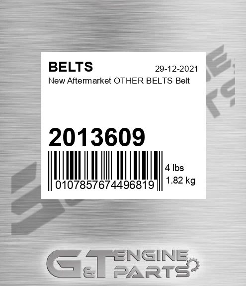 2013609 New Aftermarket OTHER BELTS Belt