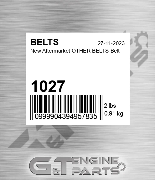 1027 New Aftermarket OTHER BELTS Belt
