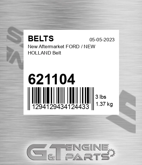 621104 New Aftermarket FORD / NEW HOLLAND Belt