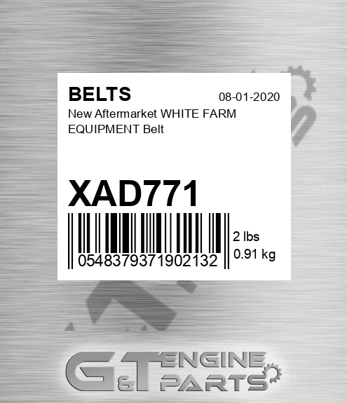 XAD771 New Aftermarket WHITE FARM EQUIPMENT Belt