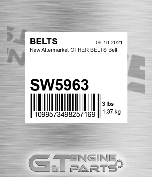 SW5963 New Aftermarket OTHER BELTS Belt
