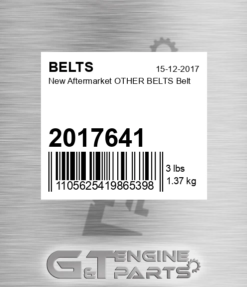 2017641 New Aftermarket OTHER BELTS Belt