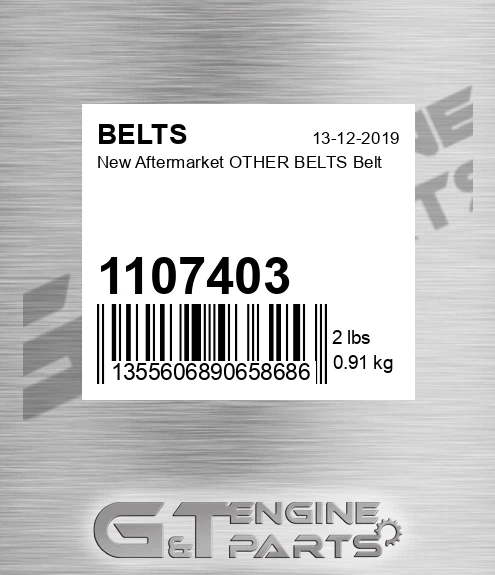 1107403 New Aftermarket OTHER BELTS Belt