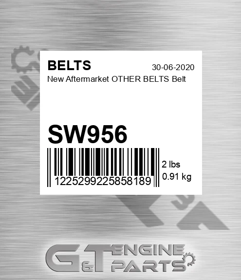 SW956 New Aftermarket OTHER BELTS Belt