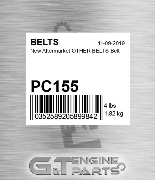 PC155 New Aftermarket OTHER BELTS Belt