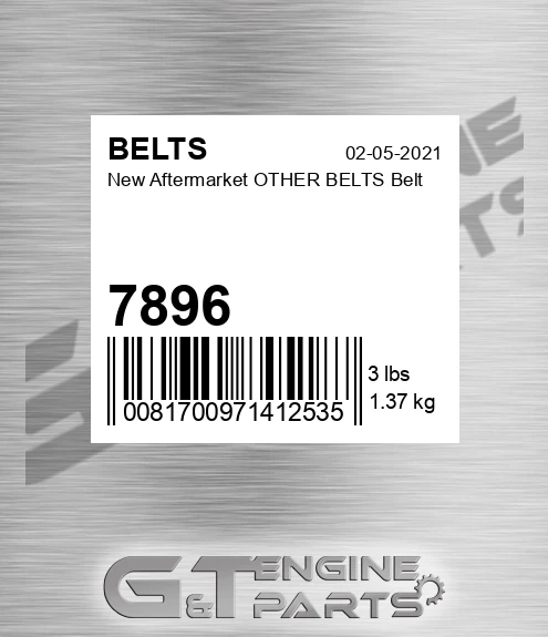 7896 New Aftermarket OTHER BELTS Belt