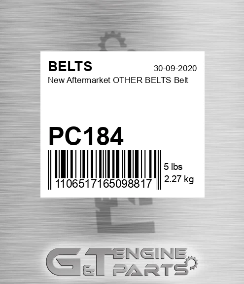 PC184 New Aftermarket OTHER BELTS Belt