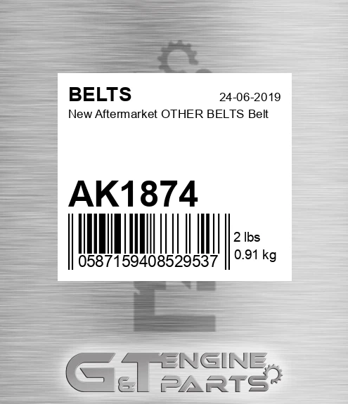 AK1874 New Aftermarket OTHER BELTS Belt