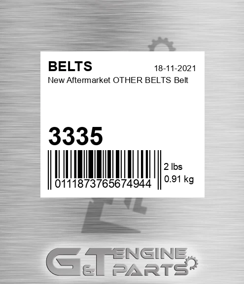 3335 New Aftermarket OTHER BELTS Belt