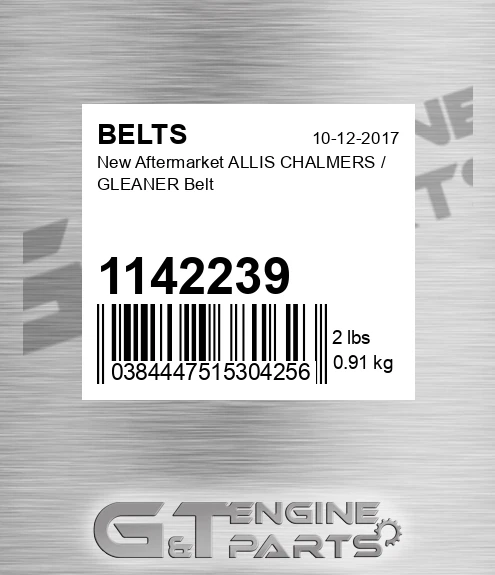 1142239 New Aftermarket ALLIS CHALMERS / GLEANER Belt