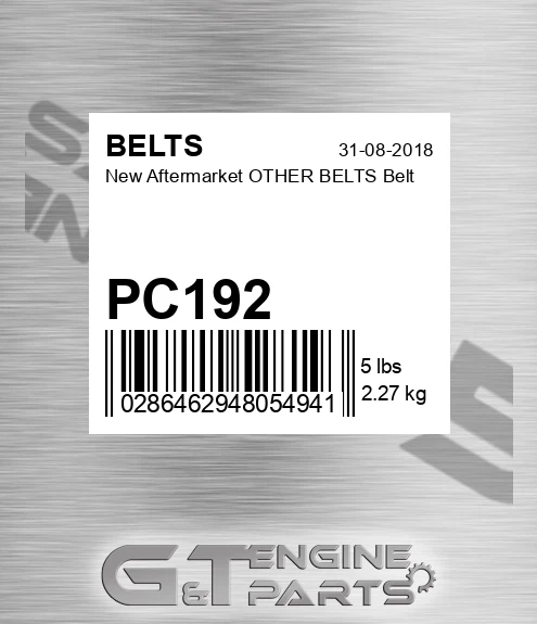 PC192 New Aftermarket OTHER BELTS Belt