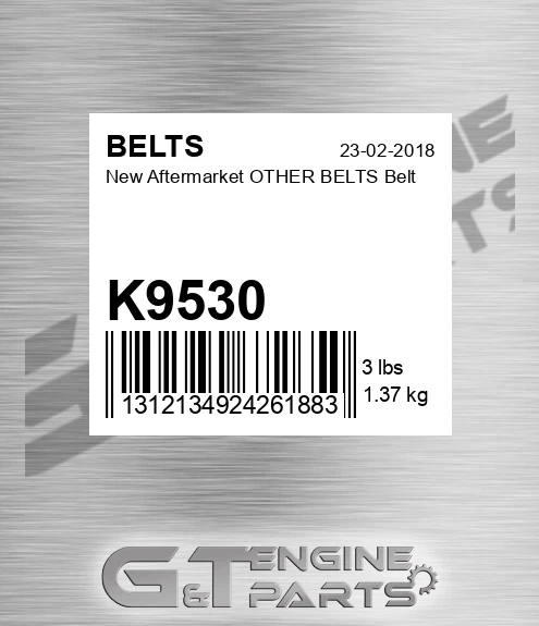 K9530 New Aftermarket OTHER BELTS Belt