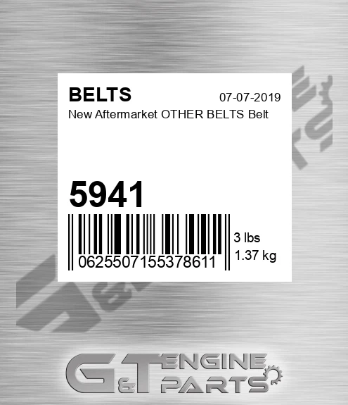 5941 New Aftermarket OTHER BELTS Belt