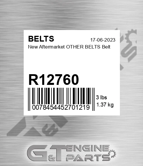R12760 New Aftermarket OTHER BELTS Belt
