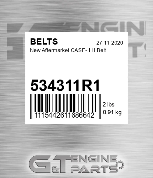 534311R1 New Aftermarket CASE- I H Belt