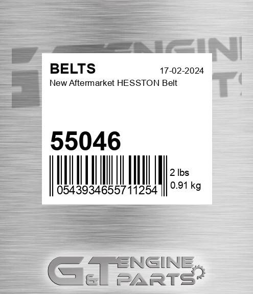 55046 New Aftermarket HESSTON Belt