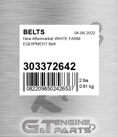 303372642 New Aftermarket WHITE FARM EQUIPMENT Belt