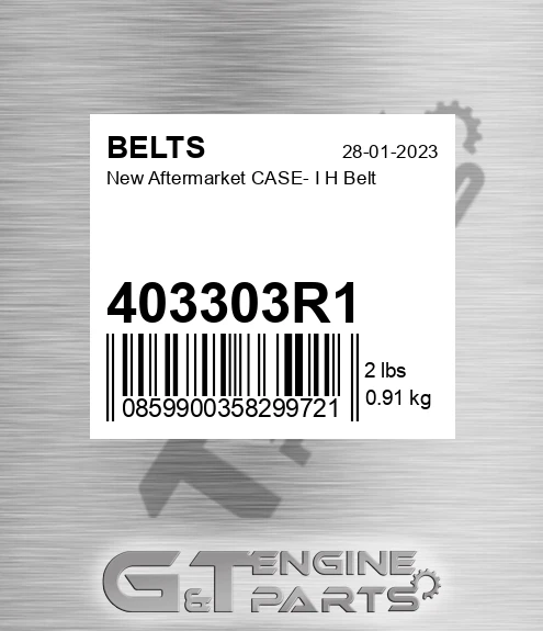 403303R1 New Aftermarket CASE- I H Belt