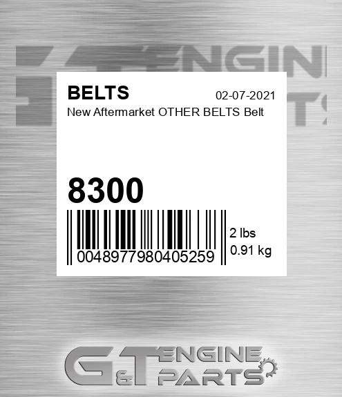 8300 New Aftermarket OTHER BELTS Belt