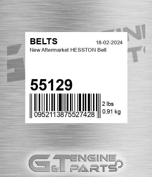 55129 New Aftermarket HESSTON Belt