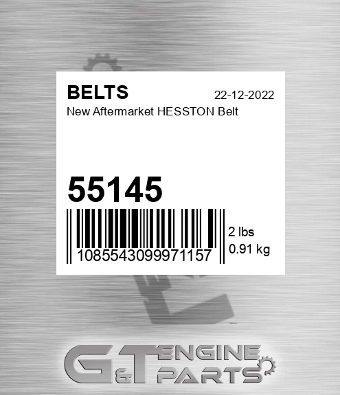 55145 New Aftermarket HESSTON Belt