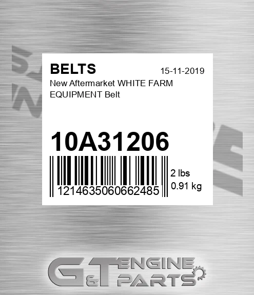 10A31206 New Aftermarket WHITE FARM EQUIPMENT Belt