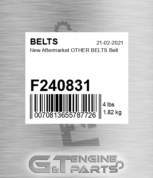 F240831 New Aftermarket OTHER BELTS Belt
