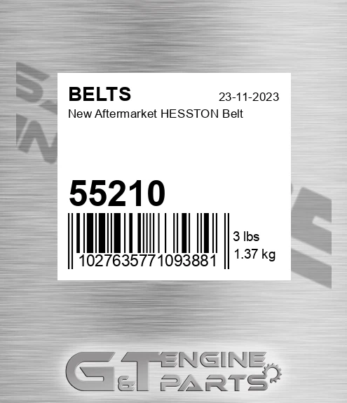 55210 New Aftermarket HESSTON Belt