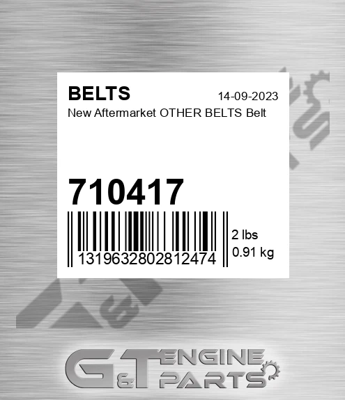 710417 New Aftermarket OTHER BELTS Belt