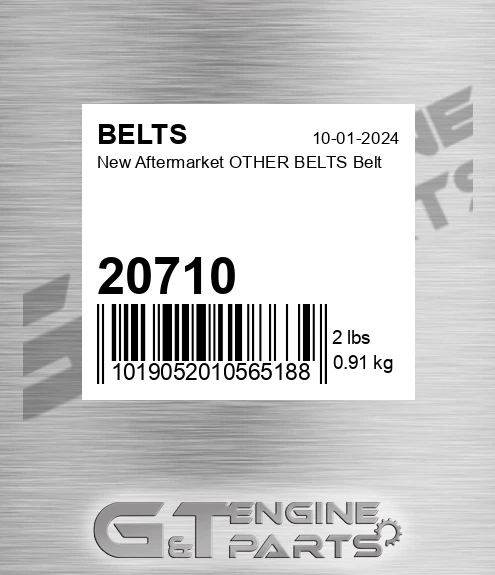 20710 New Aftermarket OTHER BELTS Belt