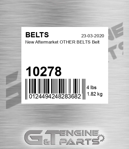 10278 New Aftermarket OTHER BELTS Belt