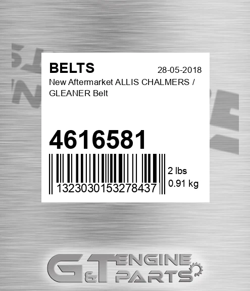 4616581 New Aftermarket ALLIS CHALMERS / GLEANER Belt