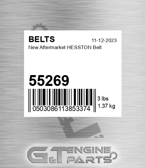 55269 New Aftermarket HESSTON Belt