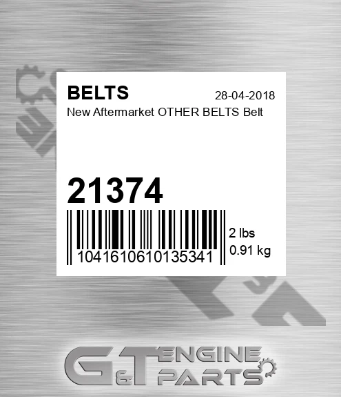 21374 New Aftermarket OTHER BELTS Belt